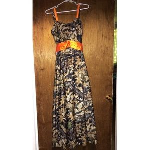 Camouflage formal dress